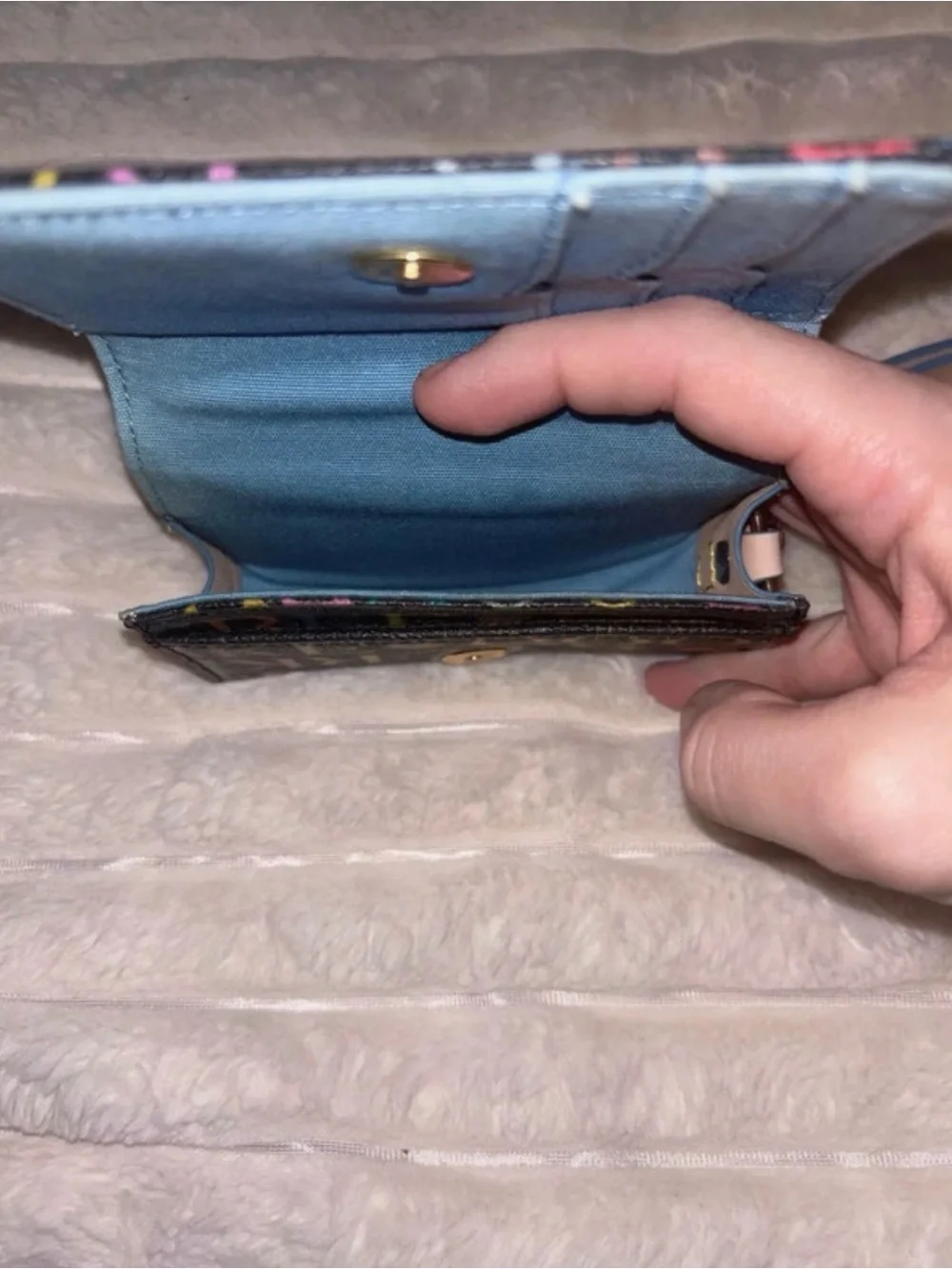 Dooney & Bourke Multicolor Logo Wristlet